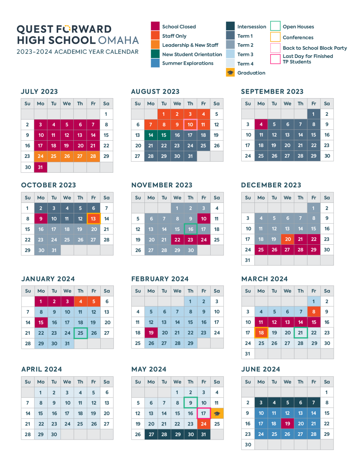 Omaha Calendar